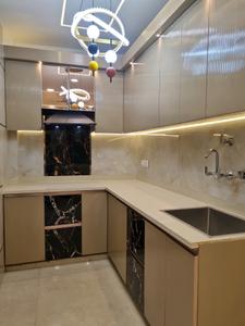 Kitchen Image of 810 Sq.ft 3 BHK Apartment / Flat for sale in Hans Builders Floor, Dwarka Mor New Delhi for Rs. 5100000