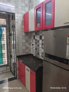 Kitchen Image of 645 Sq.ft 1 BHK Apartment / Flat for rent in Sai Trilok Heights, Thakurli Thane for Rs. 16000