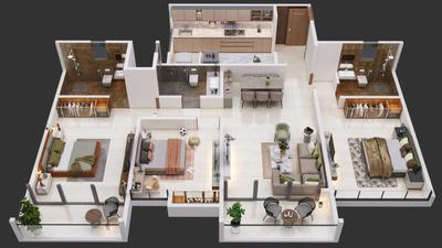 Image of 1100 Sq.ft 2 BHK Apartment / Flat for sale in Mantra Melange, Kharadi, Pune for Rs. 11000000