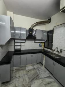 Kitchen Image of 1440 Sq.ft 3 BHK Builder Floor for rent in Chittaranjan Park New Delhi for Rs. 65000