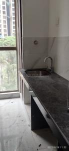 Kitchen Image of 565 Sq.ft 2 BHK Apartment / Flat for sale in Ten X Habitat Raymond Realty Tower E, Thane West Thane for Rs. 12500000