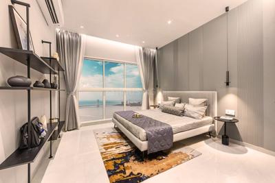 Bedroom Image of 800 Sq.ft 2 BHK Apartment / Flat for sale in L And T Island Cove Tower 4, Mahim Mumbai for Rs. 32000000