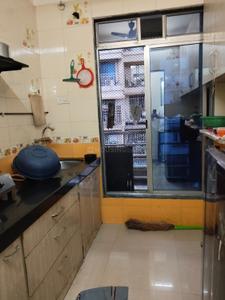 Kitchen Image of 612 Sq.ft 1 BHK Apartment / Flat for sale in Kopar Khairane Navi Mumbai for Rs. 7500000