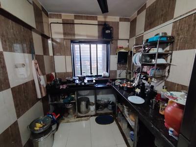 Kitchen Image of 550 Sq.ft 1 BHK Apartment / Flat for sale in Shree Kanchan Janga CHS, Kopar Khairane Navi Mumbai for Rs. 13000000