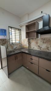Kitchen Image of 900 Sq.ft 1 BHK Apartment / Flat for rent in Palasia Indore for Rs. 18000