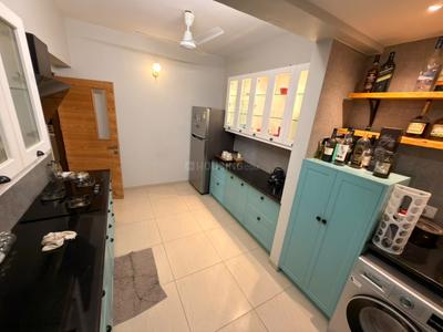 Kitchen Image of 1250 Sq.ft 3 BHK Apartment / Flat for rent in Vyttila Kochi for Rs. 50000
