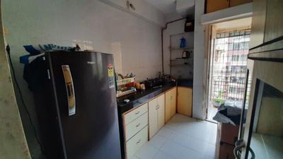 Kitchen Image of 535 Sq.ft 1 BHK Apartment / Flat for sale in Parijat Gardens, Kasarvadavali Thane for Rs. 4650000