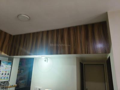 Kitchen Image of 550 Sq.ft 1 BHK Apartment / Flat for rent in Savvy Studioz, Gota Ahmedabad for Rs. 17500