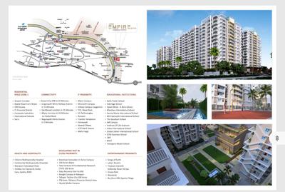 Image of 1250 Sq.ft 2 BHK Apartment / Flat for sale in Aaditris Empire, Kollur, Hyderabad for Rs. 7500000