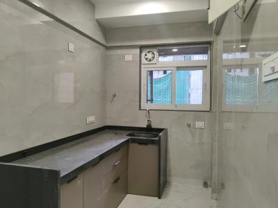 Kitchen Image of 400 Sq.ft 1 BHK Apartment / Flat for rent in Vrindavan Elite, Vikhroli East Mumbai for Rs. 40000