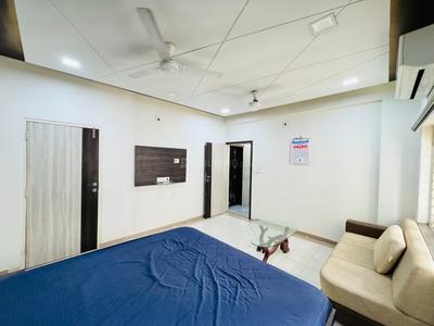 Bedroom Image of 896 Sq.ft 1 RK Apartment / Flat for rent in  Bageshree, Satellite Ahmedabad for Rs. 25000