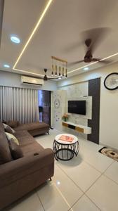 Hall Image of 1850 Sq.ft 3 BHK Apartment / Flat for rent in Indraprasth Greens, Shyamal Ahmedabad for Rs. 50000