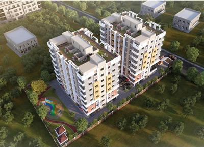 Image of 1129 Sq.ft 3 BHK Apartment / Flat for sale in Krishti Mansion, Rajarhat, Kolkata for Rs. 5300000