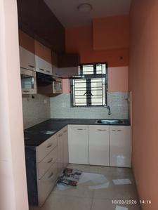 Kitchen Image of 750 Sq.ft 2 BHK Apartment / Flat for rent in Purti Aqua 2, Rajarhat Kolkata for Rs. 25000