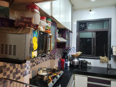 Kitchen Image of 400 Sq.ft 1 BHK Apartment / Flat for rent in Aarya Imperial Square, Thane West Thane for Rs. 17500