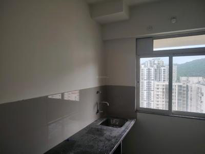 Kitchen Image of 490 Sq.ft 1 BHK Apartment / Flat for rent in Raunak Bliss, Kasarvadavali Thane for Rs. 18280
