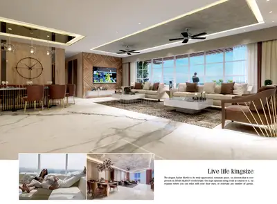 Image of 1860 Sq.ft 3 BHK Apartment / Flat for sale in Seven Eleven Courtyard, Mira Road East, Mira Bhayandar for Rs. 32500000