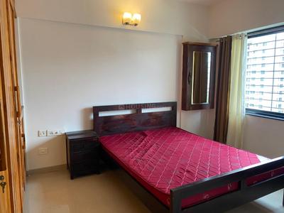 Bedroom Image of 800 Sq.ft 3 BHK Apartment / Flat for rent in Bramha Skycity, Dhanori Pune for Rs. 32000