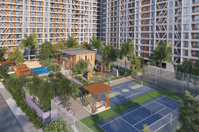 Image of 1344 Sq.ft 3 BHK Apartment / Flat for sale in K Town, Kiwale, Pune for Rs. 10222222