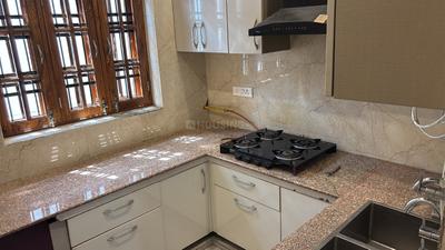 Kitchen Image of 2600 Sq.ft 4 BHK Builder Floor for rent in Vrindavan Yojana Lucknow for Rs. 45000