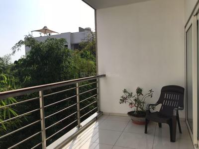 Balcony Image of 1500 Sq.ft 3 BHK Apartment / Flat for rent in Amaya 78 at Gokuldham, Gokuldham Ahmedabad for Rs. 58300