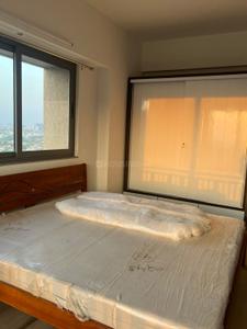 Bedroom Image of 1126 Sq.ft 3 BHK Apartment / Flat for rent in Adani Elysium, Shantigram Ahmedabad for Rs. 36000