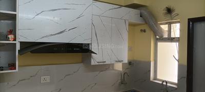Kitchen Image of 1400 Sq.ft 3 BHK Apartment / Flat for rent in Unimark Springfield 2, Rajarhat Kolkata for Rs. 30000