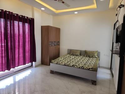 Bedroom Image of 440 Sq.ft 1 RK Apartment / Flat for rent in Ghat Ki Guni Jaipur for Rs. 17000