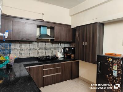 Kitchen Image of 1250 Sq.ft 3 BHK Independent House for rent in Unique Paradise, Bhatagaon Raipur for Rs. 30000