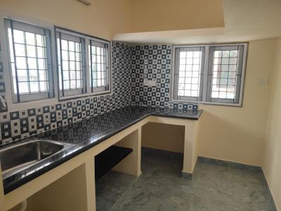 Kitchen Image of 800 Sq.ft 1 BHK Builder Floor for rent in Palavakkam, Sholinganallur Chennai for Rs. 22000