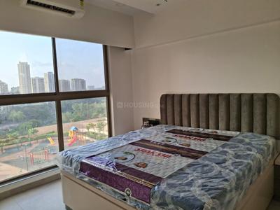 Bedroom Image of 450 Sq.ft 1 BHK Apartment / Flat for rent in Runwal Eirene, Thane West Thane for Rs. 24000