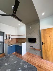 Bedroom Image of 490 Sq.ft 1 RK Apartment / Flat for rent in Pratap Nagar Jaipur for Rs. 16000