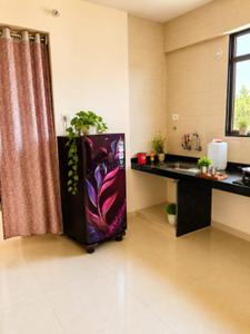 Kitchen Image of 730 Sq.ft 1 BHK Apartment / Flat for rent in Kiwale Pune for Rs. 15000