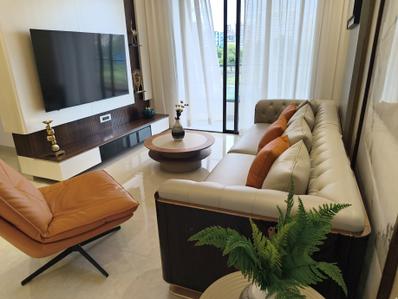 Living Room Image of 1127 Sq.ft 2 BHK Apartment / Flat for sale in KP Supernova, Mohammed Wadi Pune for Rs. 8500000