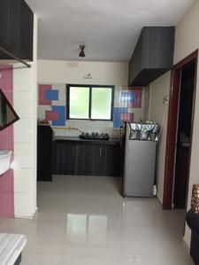 Kitchen Image of 850 Sq.ft 1 BHK Apartment / Flat for rent in Palanpur Surat for Rs. 15000