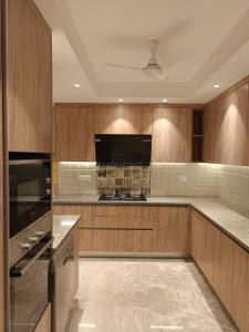Kitchen Image of 2700 Sq.ft 4 BHK Builder Floor for rent in Panchsheel Enclave New Delhi for Rs. 300000