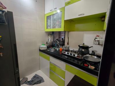 Kitchen Image of 610 Sq.ft 1 BHK Apartment / Flat for sale in Raikar Amrut Dham, Rabale Navi Mumbai for Rs. 7800000
