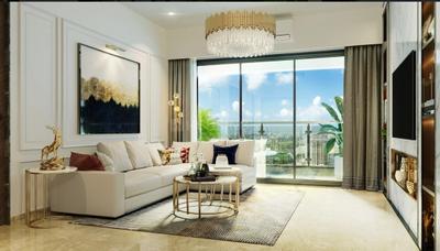 Living Room Image of 1080 Sq.ft 3 BHK Apartment / Flat for sale in Godrej Bliss, Kandivali East Mumbai for Rs. 28600000