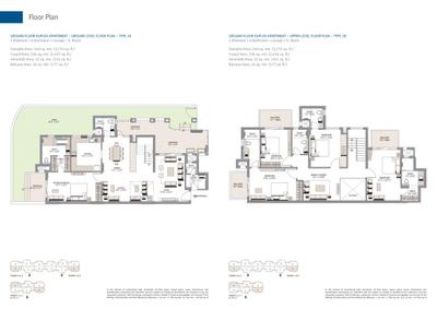 Image of 1900 Sq.ft 3 BHK Apartment / Flat for sale in Emaar Palm Gardens, Sector 83, Gurgaon for Rs. 24000000