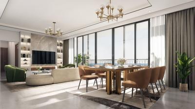 Hall Image of 1480 Sq.ft 3 BHK Apartment / Flat for sale in Godrej Azure, Padur Chennai for Rs. 18000000