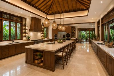 Kitchen Image of 4000 Sq.ft 4 BHK Villa for sale in Puranattukara Thrissur for Rs. 25500000