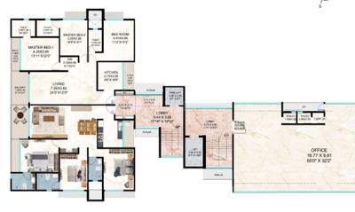 Image of 2500 Sq.ft 3 BHK Apartment / Flat for sale in Sai Neel Lake Serene, Panvel, Navi Mumbai for Rs. 35000000