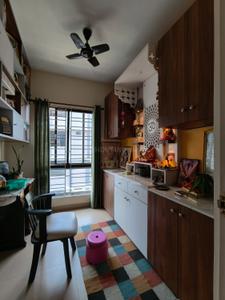Kitchen Image of 1031 Sq.ft 3 BHK Apartment / Flat for sale in Genexx valley, Paschim Barisha Kolkata for Rs. 5700000