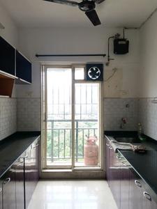 Kitchen Image of 650 Sq.ft 1 BHK Apartment / Flat for rent in Swastik Residency, Hiranandani Estate Thane for Rs. 22000