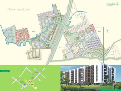 Image of 1565 Sq.ft 3 BHK Apartment / Flat for sale in Silver Spring, Indore for Rs. 9233500