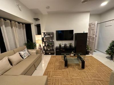 Hall Image of 680 Sq.ft 1 BHK Apartment / Flat for rent in Jasmine, Sundervan Park, Thane West Thane for Rs. 32000