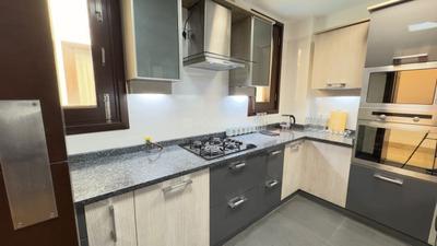 Kitchen Image of 2925 Sq.ft 4 BHK Builder Floor for rent in Hauz Khas New Delhi for Rs. 330000