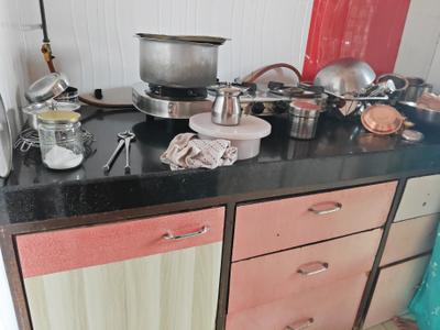 Kitchen Image of 650 Sq.ft 1 BHK Apartment / Flat for sale in Ramdev Enclave, Mira Road East Mira Bhayandar for Rs. 7500000