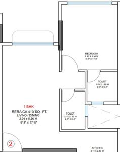 Image of 510 Sq.ft 1 BHK Apartment / Flat for sale in Vighnaharta Enclave, Chembur, Mumbai for Rs. 9500000