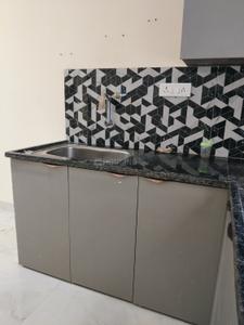 Kitchen Image of 1000 Sq.ft 1 BHK Builder Floor for rent in Mahalakshmi Nagar Indore for Rs. 13000